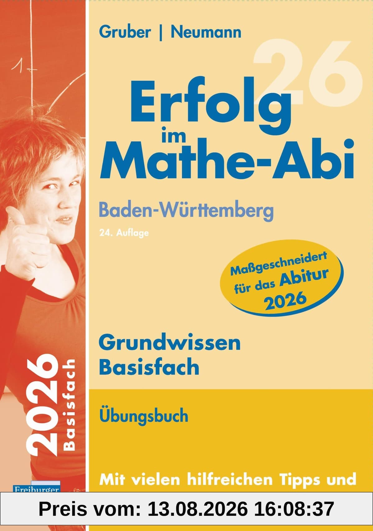 Erfolg im Mathe-Abi 2026 Grundwissen Basisfach Baden-Württemberg