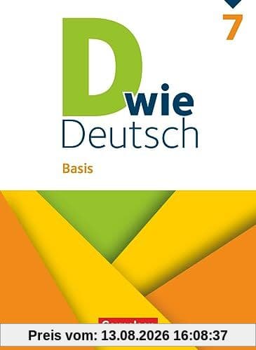 D wie Deutsch - Basis - 7. Schuljahr: Schulbuch