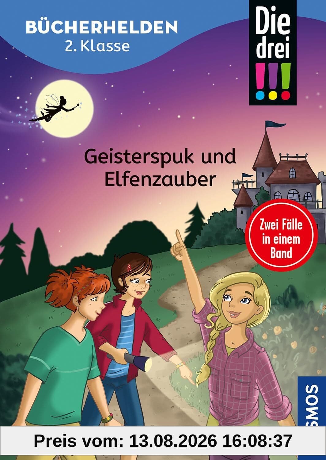 Die drei !!!, Bücherhelden 2. Klasse, Doppelband, Geisterspuk und Elfenzauber: Gut lesen können - spannende Detektivgeschichten im Doppelpack mit Kim, ... Marie - Kinderbuch für Erstleser ab 7 Jahren