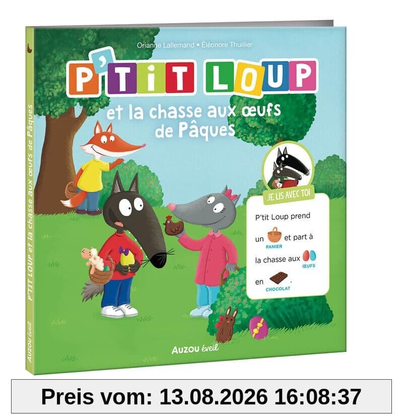 P'tit Loup et la chasse aux oeufs de Pâques