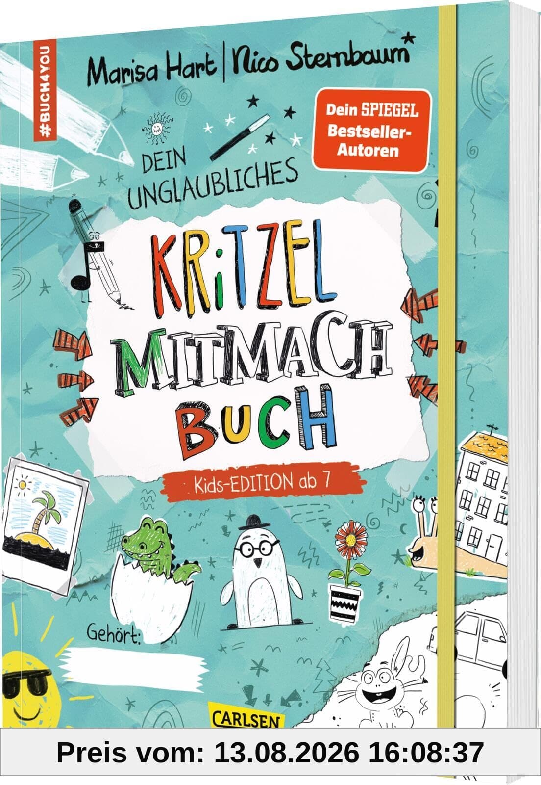 #buch4you: Dein unglaubliches Kritzel-Mitmach-Buch: Kids-Edition ab 7